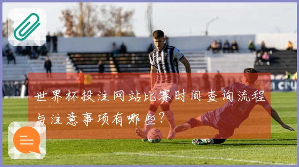 世界杯投注网站比赛时间查询流程与注意事项有哪些?